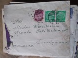 Plic circulat interbelic timbre Carol I ww1 ( GERMANIA WW1) TIMISORA