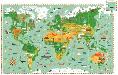 Puzzle observatie in jurul lumii foto
