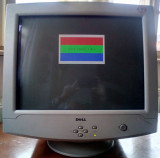 Monitor color CRT Dell, 17 inch, model E772p, cablu VGA incorporat, vintage