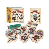 For the Love of Tattoos: a Wooden Magnet Set