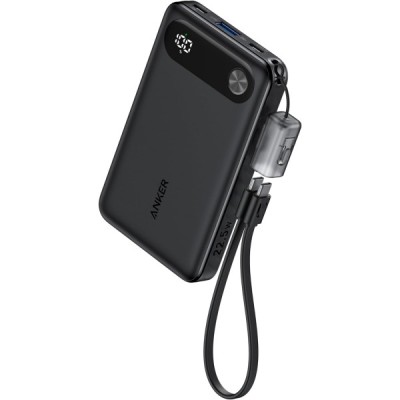 Baterie Externa Anker PowerCore, 10000mAh, 22.5W, QC + PD, 1 x USB-A - 2 x USB-C, Neagra A1257G11 foto