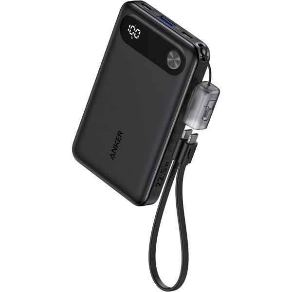 Baterie Externa Anker PowerCore, 10000mAh, 22.5W, QCPD, 1 x USB-A - 2 x USB-C, Neagra A1257G11