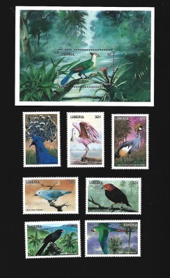 liberia pasari mnh foto