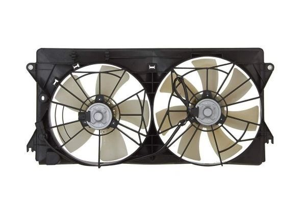 GMV radiator electroventilator Toyota Celica TS, 1999-2005, Celica, 1999-2005, motor 1.8, benzina, cutie manuala/automata, cu AC; 300/285 mm; (2 +2)