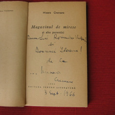 Mioara Cremene - Magazinul de miresme (dedicatie, autograf)
