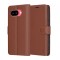 Husa pentru Google Pixel 9a, Techsuit, Leather Folio, Maro