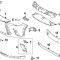 Spoiler bara fata LEXUS RX (LA/LH10), 10.2022-, negru, partial texturat; fara F-Sport, fara F-Sport,