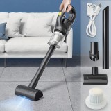 Aspirator portabil fara fir, flippy, incarcare usb, pentru casa si masina, autonomie 45 min, negru