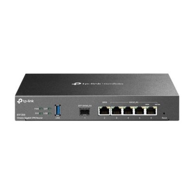 Router VPN, 1 x SFP Gigabit, 5 x RJ45 Gigabit, 1 x USB - TP-Link Omada ER7206 SafetyGuard Surveillance foto