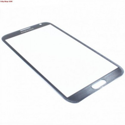 Carcasa (Sticla) Geam Samsung N7100 Note 2 DarkGrey Orig China foto