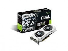 Placa video ASUS GeForce? GTX 1070 DUAL OC, 8GB GDDR5, 256-bit, garantie foto