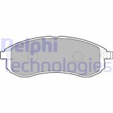 Set placute frana disc Mitsubishi L200 (K7 T, K6 T, K5 T) Motor 2.5 D (K64T), 2.5 TD (K64T), 2.5 TD 4WD (K74T), 2.5 TDiC, OE DBP511126