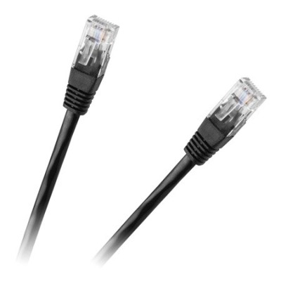 PATCHCORD UTP CAT 6E CCA NEGRU 0.5M foto