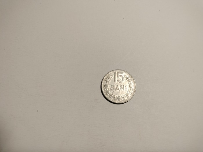 15 bani 1975 din aluminiu