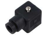 Conector cu valvă mufe A 18mm mamă 4 pini unghi 90&deg;