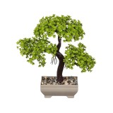 Ghiveci decorativ cu Bonsai artificial, 22 cm, ATU-087431, Oem
