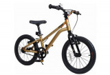 Bicicleta copii Royal Baby Kable-EZ roti 14inch, Cadru Aluminiu 6061, frane V-brake (Auriu), Royalbaby
