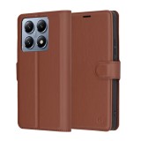 Husa Xiaomi 14T Pro Techsuit Leather Folio, maro