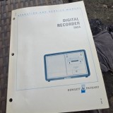 Digital Recorder 562A, manual de utilizare si service