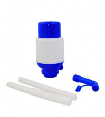 Pompa pentru bidon apa sau alte lichide, culoare Albastru-Alb foto
