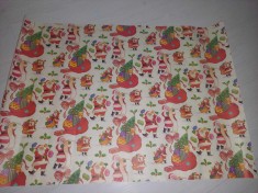 Plansa veche tip Afis,MOS CRACIUN,MOS GERILA,Santa Claus,Papai Noel,Father ChriT