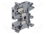 Term. &icirc;mbinare de şine 0,2&divide;4mm&sup2; 3 borne gri cu şurub PHOENIX CONTACT
