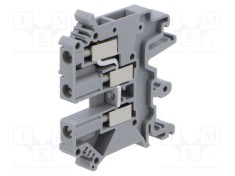 Term. &icirc;mbinare de şine 0,2&divide;4mm&sup2; 3 borne gri cu şurub PHOENIX CONTACT