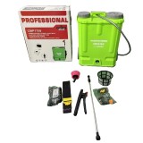 Pompa de Stropit Electrica cu Acumulator CMP1759, 16L, 12V 8Ah, Presiune Reglabila pana la 4 Bar, Autonomie 3-5 Ore, Lance Telescopica Inox, Duze Inte