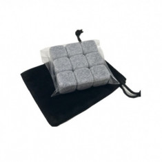 Set 9 cuburi gheata din piatra reutilizabile pentru whisky - whisky stones