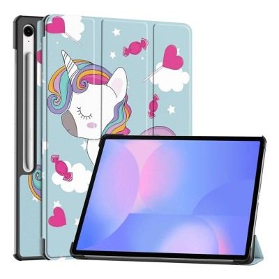 Husa Samsung Galaxy Tab S10 FE Plus Techsuit FoldPro, Unicorn foto
