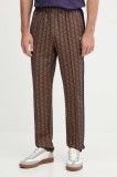 Lacoste pantaloni de trening culoarea negru, modelator