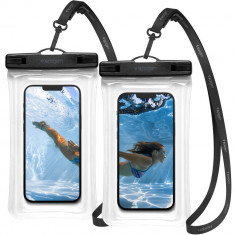 Husa universala pentru telefon (set 2) - Spigen Waterproof Case A610 - Clear