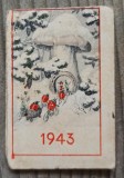 Agenda calendar format liliput, tiparita de Socec, 1943