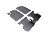 Covorase Cauciuc Tip Tavita Citroen C3 II 2009-2016, Protectie Tunel Spate, Negre, ALM