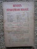 Revista Fundatiilor Regale - Anul XI AUGUST 1944 Nr. 8