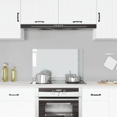 vidaXL Panou antistropi bucătărie transparent 80x50 cm sticlă securiz.