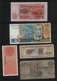 Set 5 bancnote de prin lume adunate (cele din imagini) #167, Europa