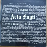 Disc Vinil J.S.Bach-Orchestra Musica Rediviva Dirijor Ludovic B&agrave;cs La Orgă Iosif Sava-Arta Fugii -L'art De La Fugue-Electrecord Cat:ST-ECE 01306/01307