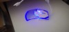 Mouse Optic Transparent Crystal Arrow, LED Albastru, USB, Compatibil PC Laptop