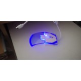 Transparent Crystal Arrow Optical Mouse Mice for PC Laptop Transparent Blue