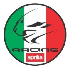 Sticker Moto Aprilia Racing Cerc 5x5cm