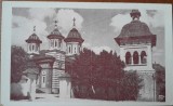 Carte postala, Manastirea Sinaia, perioada interbelica