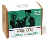 Cumpara ieftin Set 2 borcane mustar cu otet de miere si aroma de mojito - M. &amp; Mme Monique &amp; Alberto de Monaco | Quai Sud