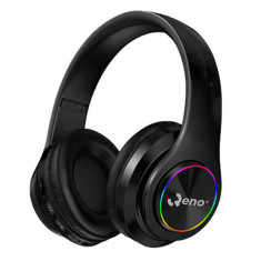 Casti Audio Sport/Gaming Qeno®, Wireless/Plug-In, Bluetooth 5.0, Pure Bass Sound