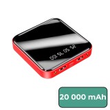 Cumpara ieftin Powerbank 20000 mAH 2A 10W piros