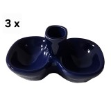 Set 3 solnite, 15 cm, Albastru