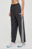 Adidas pantaloni de trening culoarea negru, cu imprimeu IP1567