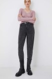 Medicine blugi din bumbac culoarea negru