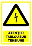 Indicator de securitate atentie tablou sub tensiune