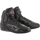 Cumpara ieftin Ghete Moto Dama Alpinestars Women Stella Faster-3 Shoes, Negru/Fucsia, Marime 39